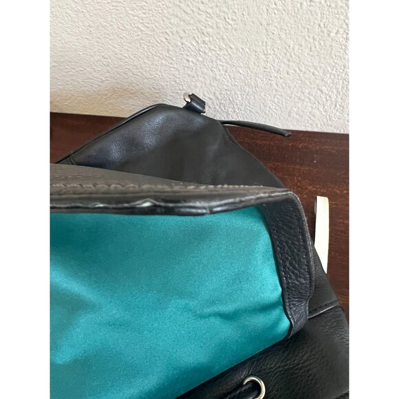 Vintage COACH  Backpack Daypack Black Leather Drawstring MiniPurse 9960 Y2K - Picture 11 of 14